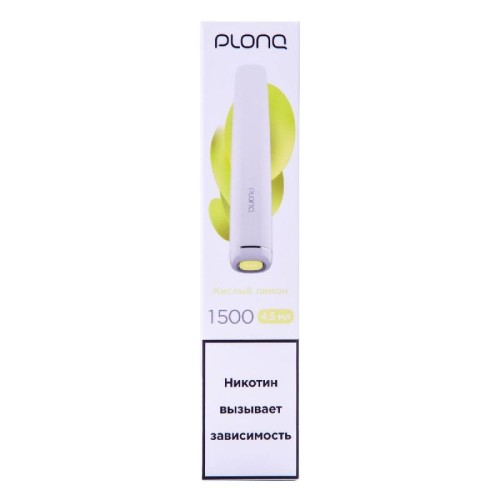 Электронная сигарета Plonq Plus Sour Lemon (Плонг Плюс Кислый лимон)